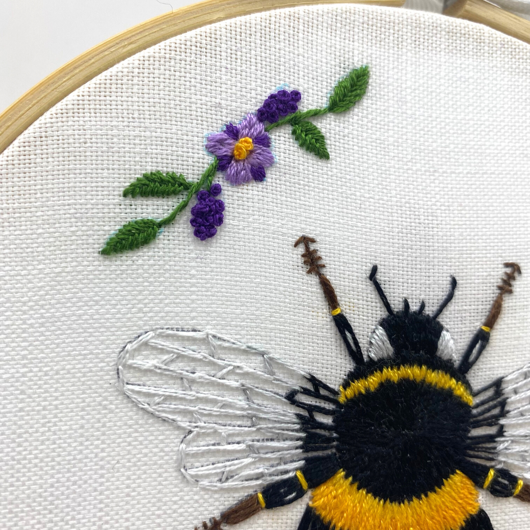 DIY embroidery KIT, bumblebee embroidery pattern, modern hand embroidery  pattern, beginner embroidery kit, embroidery kit, easy embroidery — I Heart  Stitch Art: Beginner Embroidery Kits + Patterns