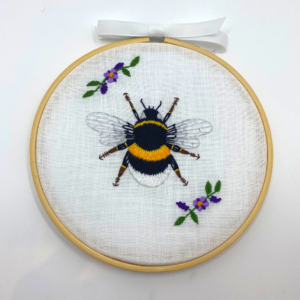 Bumble Bee Embroidery PDF Pattern