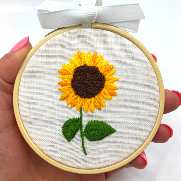 Sunflower embroidery
