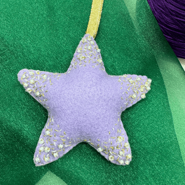 Christmas Star Embroidery workshop - 1st December 2025 - The Plough and Harrow - Image 5