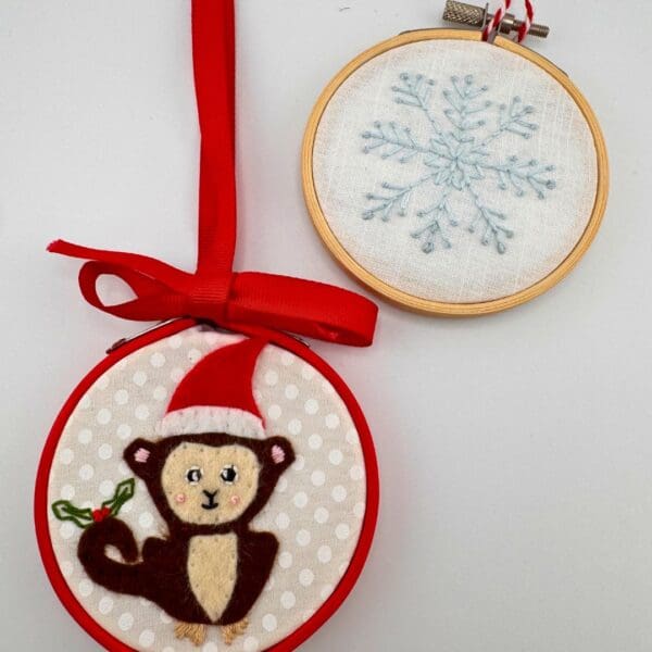 £5 Ready made embroidery hoops -Unique gifts