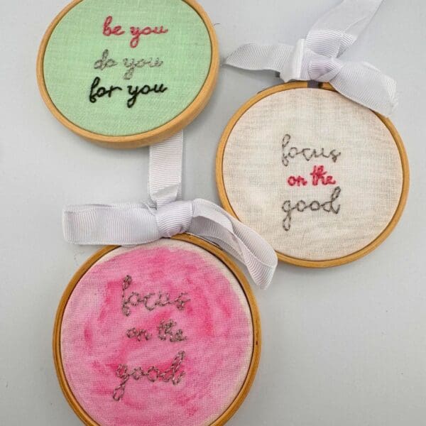 £5 Ready made embroidery hoops -Unique gifts - Image 5