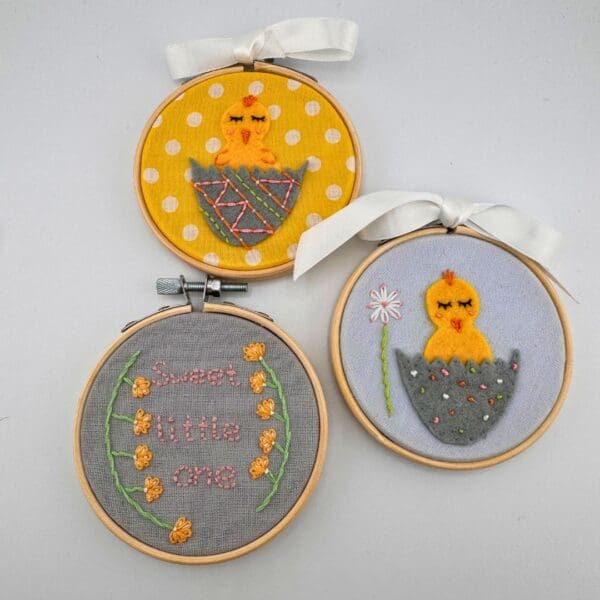£5 Ready made embroidery hoops -Unique gifts - Image 3