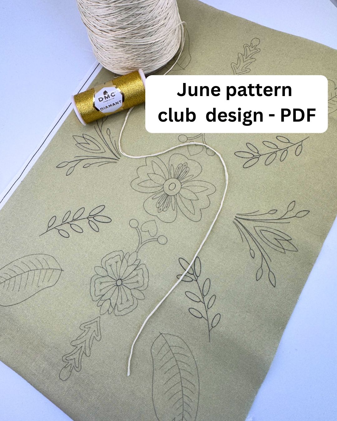 Bi-Monthly Embroidery Pattern Club - Digital PDF Pattern