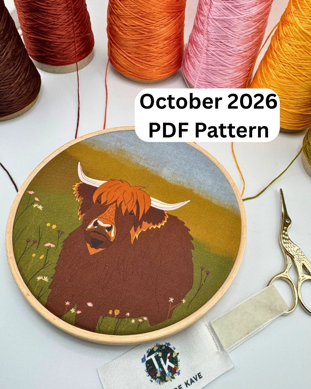 Bi-Monthly Embroidery Pattern Club - Digital PDF Pattern