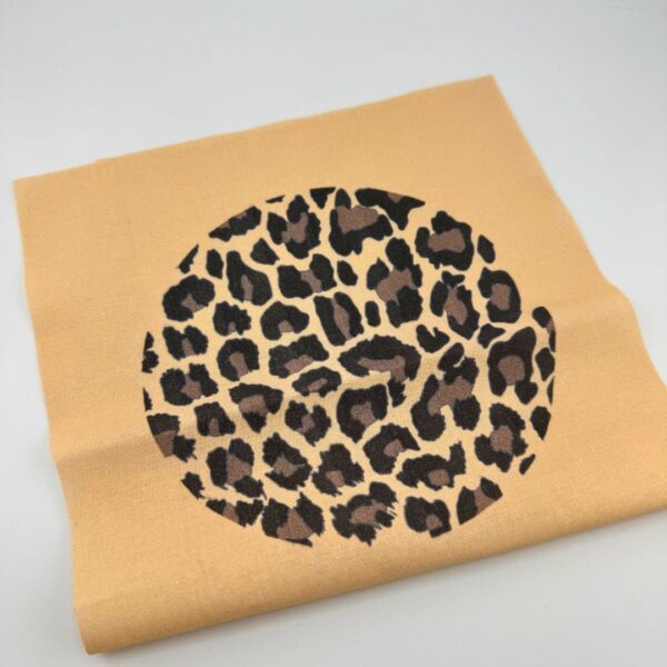 Leopard print panel for embroidery, Leopard print embroidery design, Hand embroidery panel - Image 2