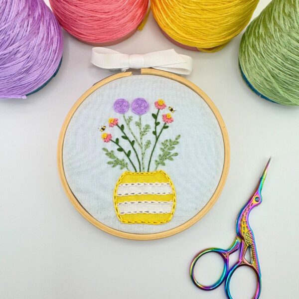 Flower Posy Beginners Embroidery workshop - 29th March 2025 - The Duke of Clarence