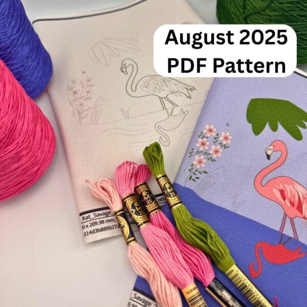 Bi-Monthly Embroidery Pattern Subscription - Digital PDF Pattern