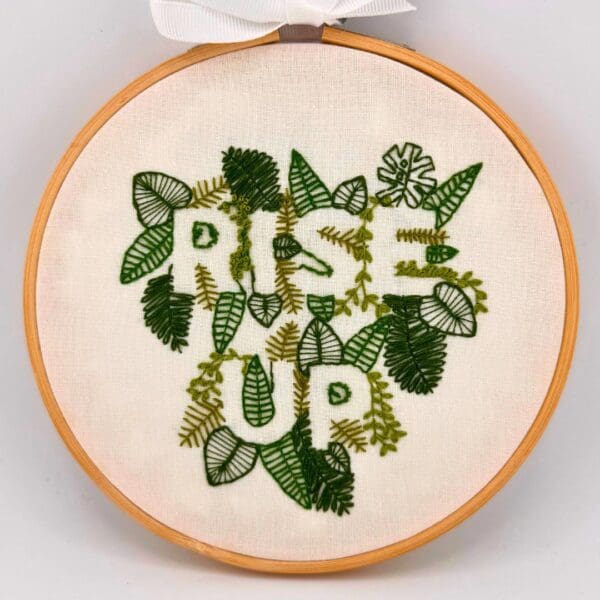 Rise up wall art
