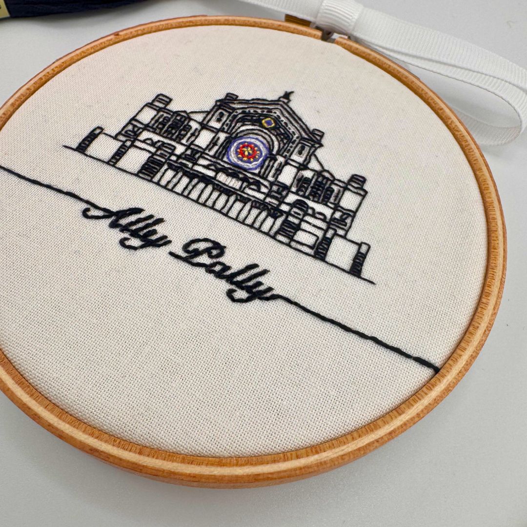 Ally Pally Embroidery Kit, Beginner embroidery kit, Craft gift, Modern Embroidery - Image 5