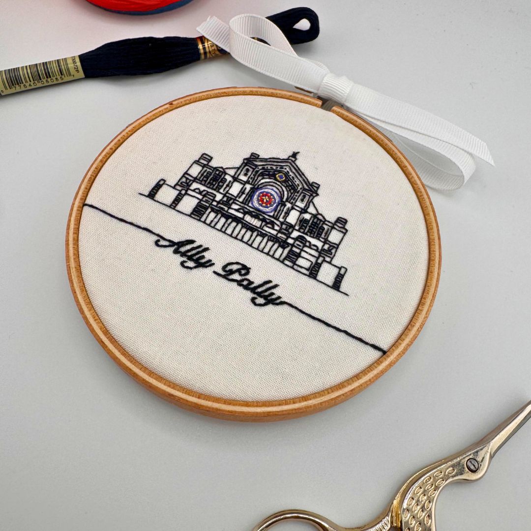 Ally Pally Embroidery Kit, Beginner embroidery kit, Craft gift, Modern Embroidery - Image 6