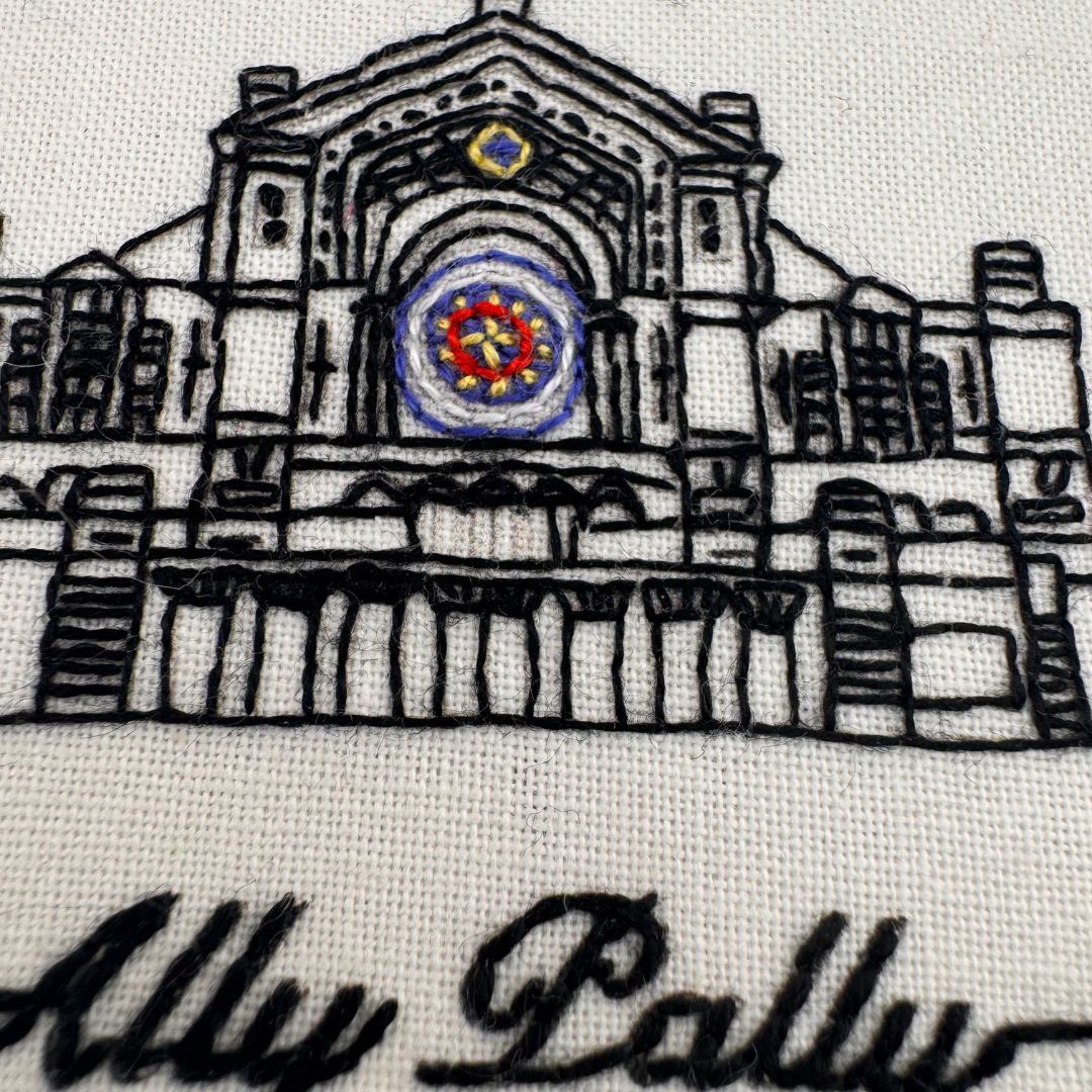 Ally Pally Embroidery Kit, Beginner embroidery kit, Craft gift, Modern Embroidery - Image 7