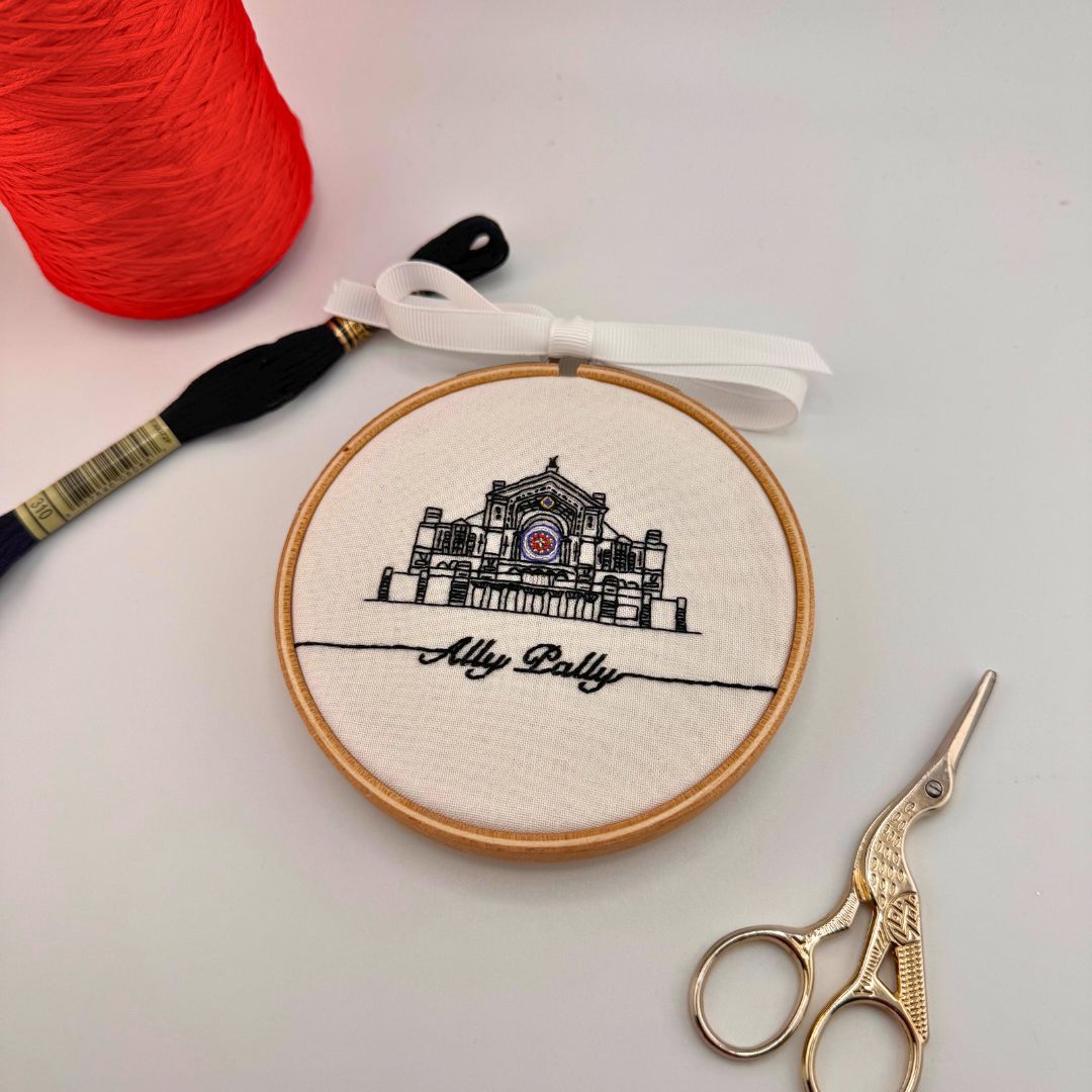 Ally Pally Embroidery Kit, Beginner embroidery kit, Craft gift, Modern Embroidery - Image 8