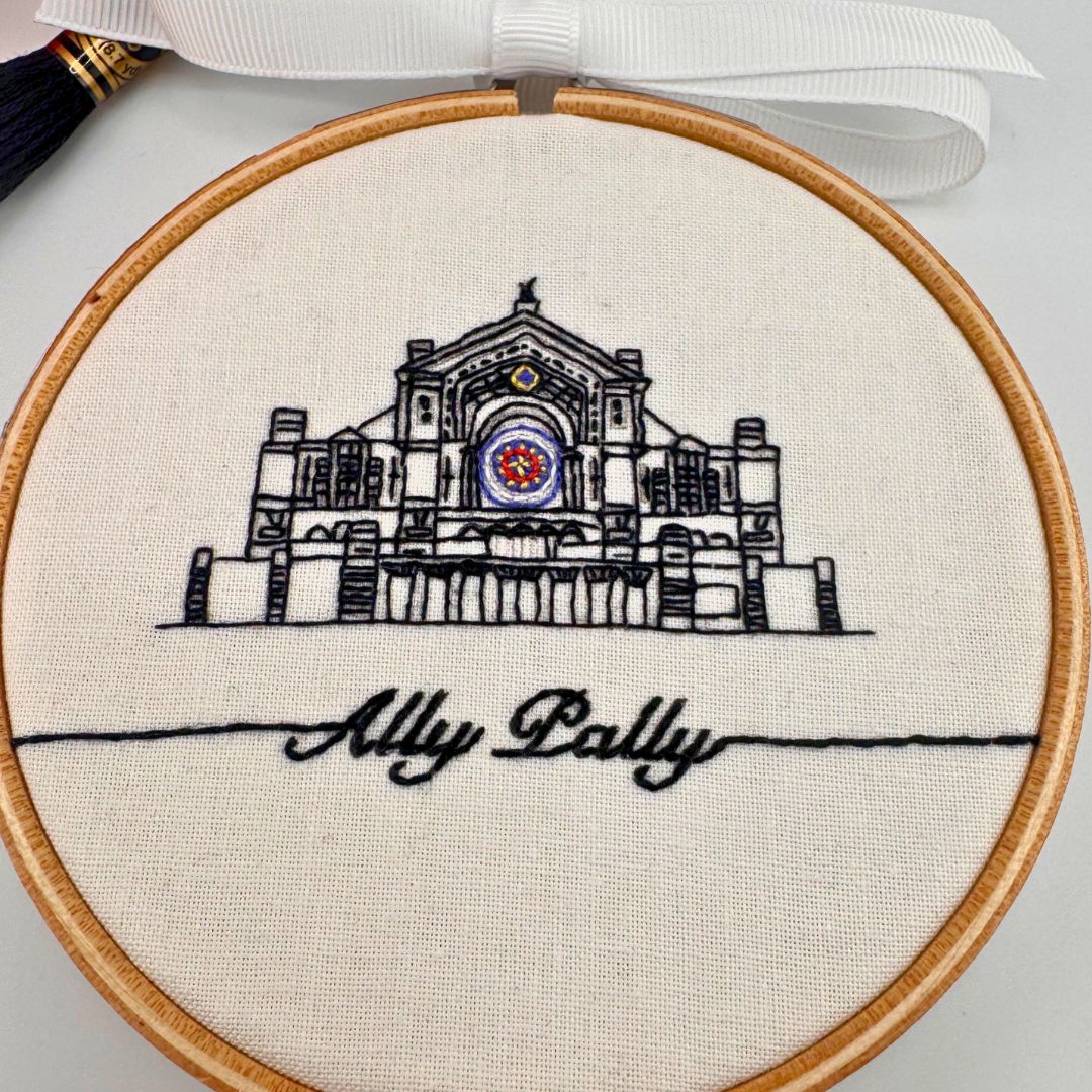 Ally Pally Embroidery Kit, Beginner embroidery kit, Craft gift, Modern Embroidery - Image 9