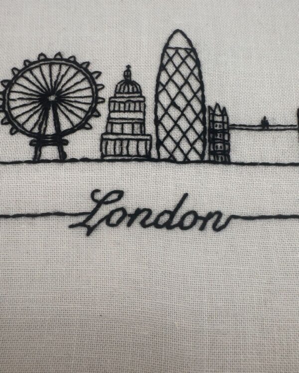 London Embroidery Kit, Beginner embroidery kit, Craft gift, Modern Embroidery - Image 6