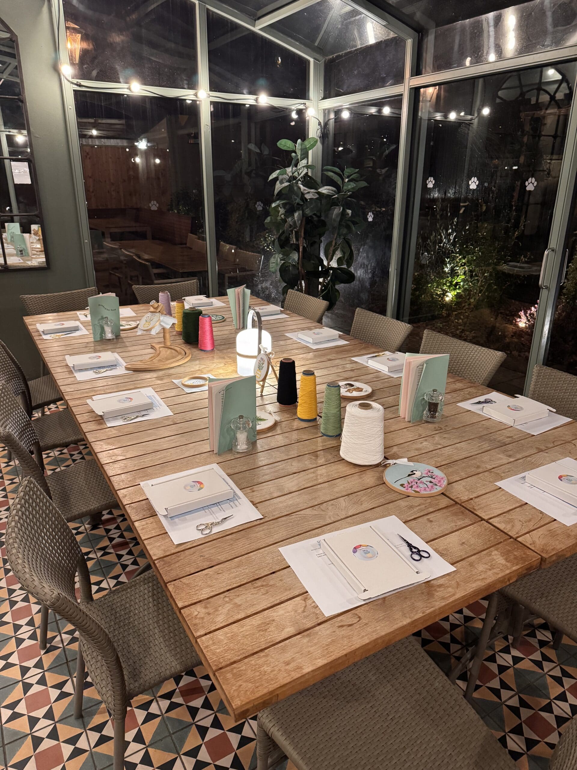 Sip and Stitch Bow Embroidery workshop - 16th April 2026 - The Plough and Harrow - Image 3