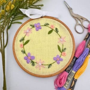 Sip and Stitch Embroidery workshop - 4th June 2026 - The Plough and Harrow