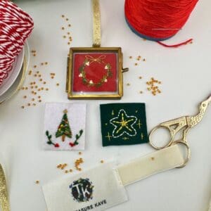 Christmas Decoration Embroidery workshop - 17th November 2026 - The Plough and Harrow