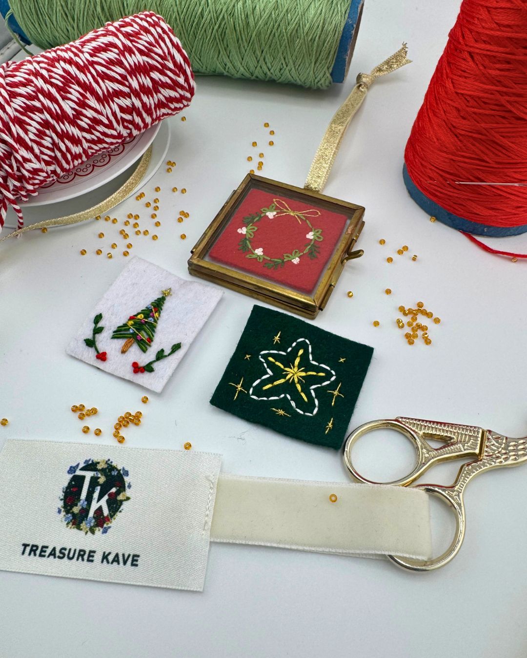 Christmas Decoration Embroidery workshop -7th December 2026 – The Grove, Surbiton